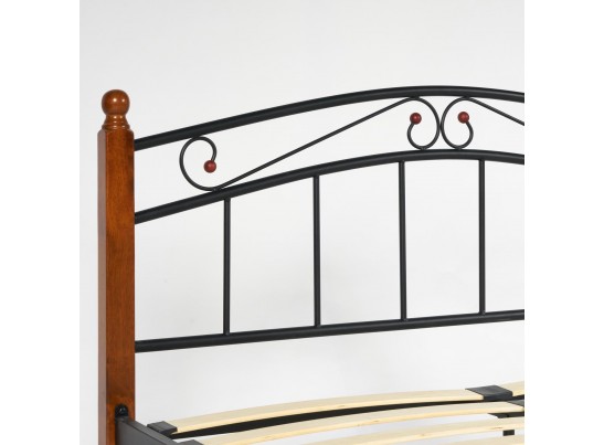 Кровать AT-8077 Wood slat base