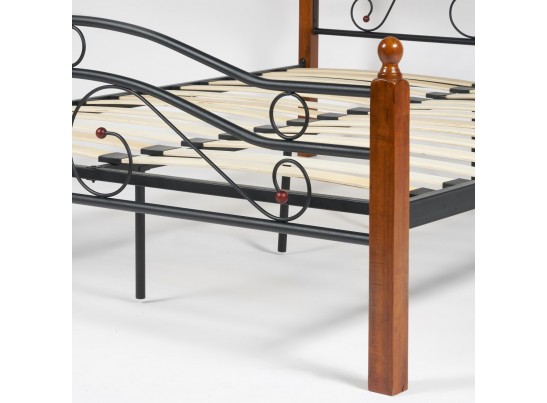 Кровать двуспальная AT-803 160*200 Wood slat base