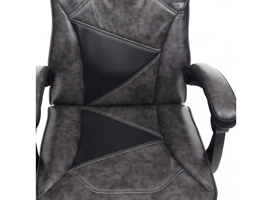 Кресло ARENA (кожзам/серый/черный) в Набережных Челнах