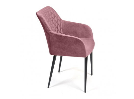 Кресло BREMO (mod. 708/ткань/металл/коралловый/черный) в Набережных Челнах