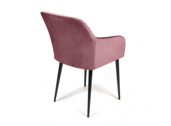 Кресло BREMO (mod. 708/ткань/металл/коралловый/черный) в Набережных Челнах