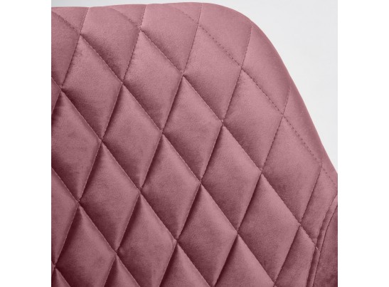 Кресло BREMO (mod. 708/ткань/металл/коралловый/черный) в Набережных Челнах