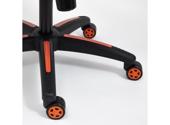 Кресло ARENA (флок/ткань/молочный/оранжевый) в Набережных Челнах