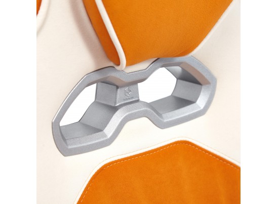 Кресло ARENA (флок/ткань/молочный/оранжевый) в Набережных Челнах