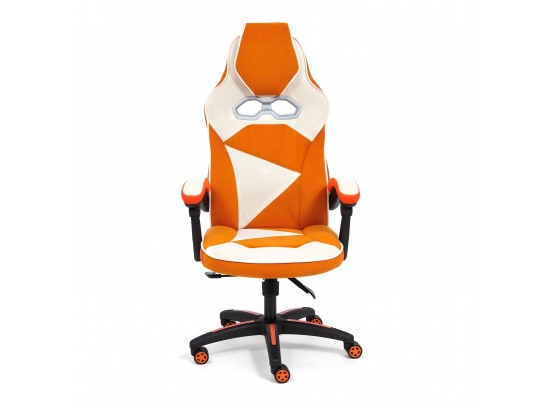 Кресло ARENA (флок/ткань/молочный/оранжевый) в Набережных Челнах