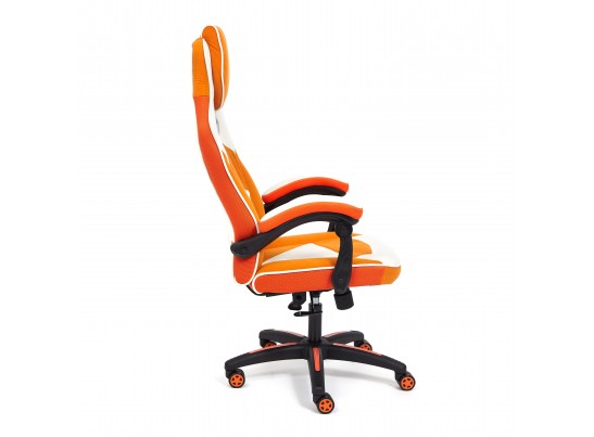 Кресло ARENA (флок/ткань/молочный/оранжевый) в Набережных Челнах