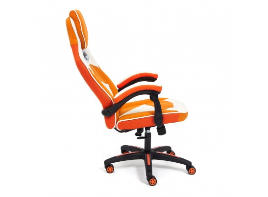 Кресло ARENA (флок/ткань/молочный/оранжевый) в Набережных Челнах