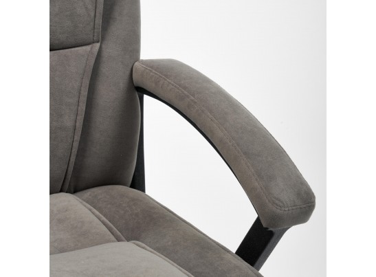 Кресло BERGAMO хром (флок/серый) в Набережных Челнах