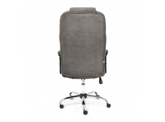 Кресло BERGAMO хром (флок/серый) в Набережных Челнах