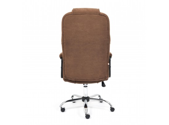 Кресло BERGAMO хром (флок/коричневый) в Набережных Челнах