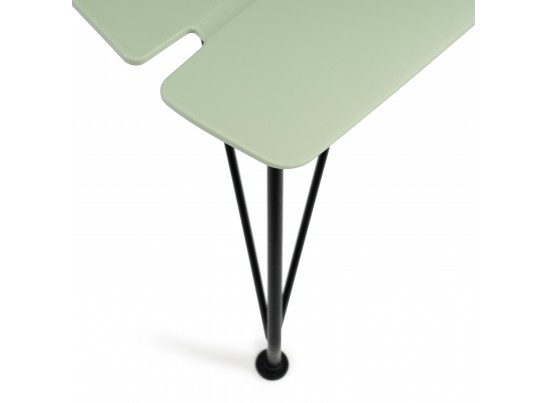 Стул HANSEN (mod. 622N) фисташковый/черный