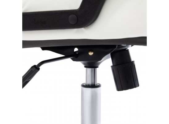 Кресло BOSS хром (кожзам/белый) в Набережных Челнах