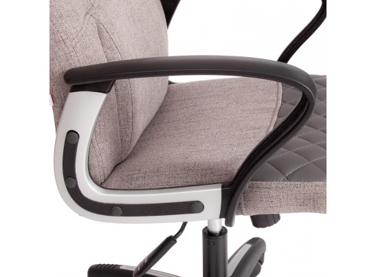 Кресло ADVANCE (ткань/кожзам/серый) в Набережных Челнах