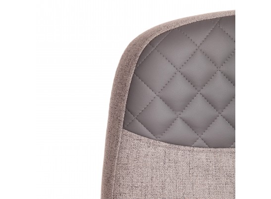 Кресло ADVANCE (ткань/кожзам/серый) в Набережных Челнах