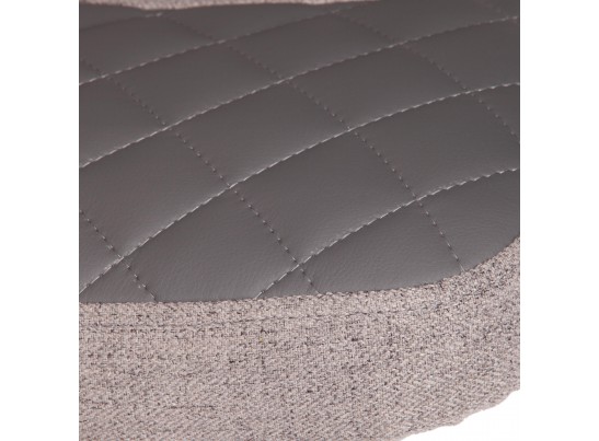 Кресло ADVANCE (ткань/кожзам/серый) в Набережных Челнах