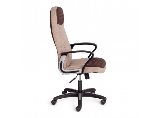 Кресло ADVANCE (ткань/кожзам/светло-коричневый/коричневый) в Набережных Челнах