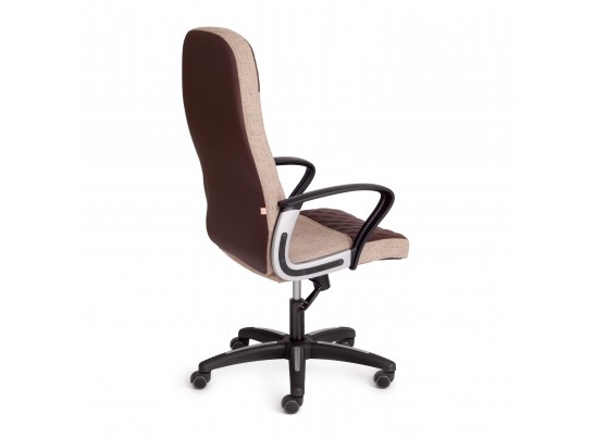 Кресло ADVANCE (ткань/кожзам/светло-коричневый/коричневый) в Набережных Челнах