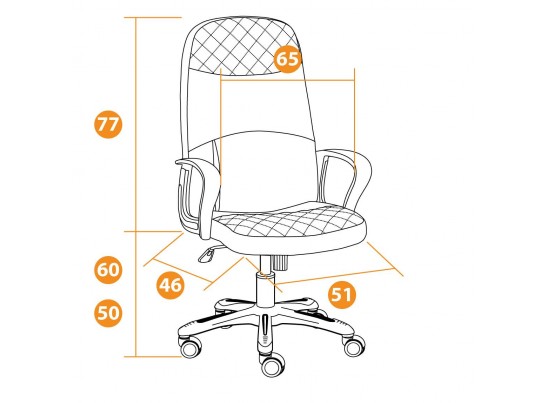Кресло ADVANCE (ткань/кожзам/светло-коричневый/коричневый) в Набережных Челнах