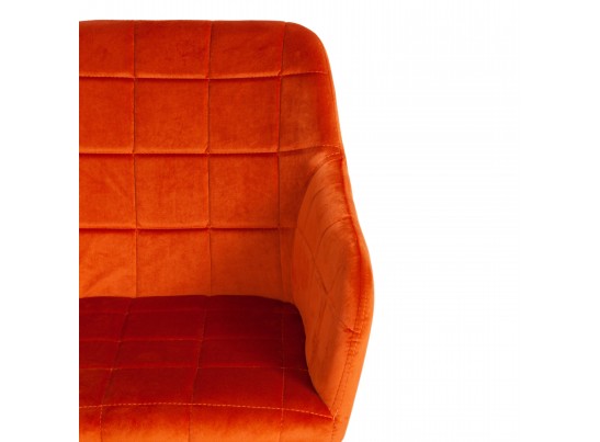 Кресло BEATA (mod. 8266/металл/ткань/рыжий/черный) в Набережных Челнах