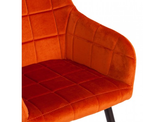 Кресло BEATA (mod. 8266/металл/ткань/рыжий/черный) в Набережных Челнах