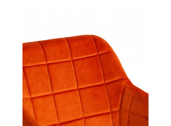 Кресло BEATA (mod. 8266/металл/ткань/рыжий/черный) в Набережных Челнах