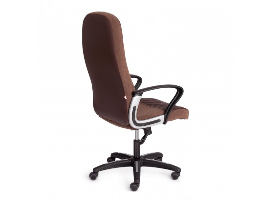 Кресло ADVANCE (флок/кожзам/коричневый) в Набережных Челнах