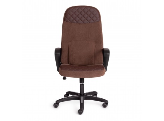 Кресло ADVANCE (флок/кожзам/коричневый) в Набережных Челнах
