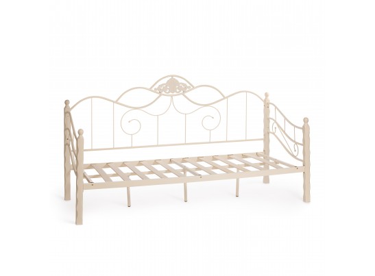 Кровать-софа односпальная CANZONA Белый (butter white) Wood slat base