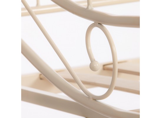 Кровать-софа односпальная CANZONA Белый (butter white) Wood slat base