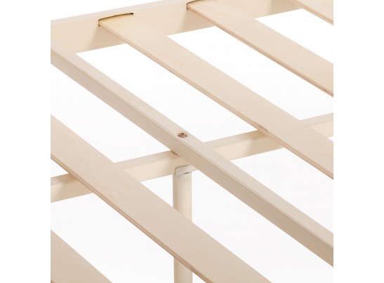 Кровать-софа односпальная CANZONA Белый (butter white) Wood slat base