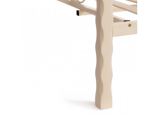 Кровать-софа односпальная CANZONA Белый (butter white) Wood slat base