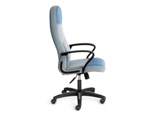 Кресло ADVANCE (ткань/кожзам/голубой) в Набережных Челнах