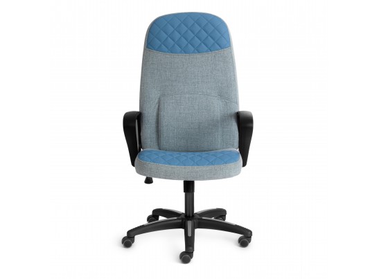 Кресло ADVANCE (ткань/кожзам/голубой) в Набережных Челнах