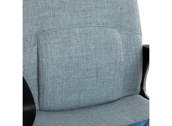 Кресло ADVANCE (ткань/кожзам/голубой) в Набережных Челнах