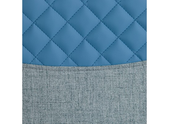 Кресло ADVANCE (ткань/кожзам/голубой) в Набережных Челнах