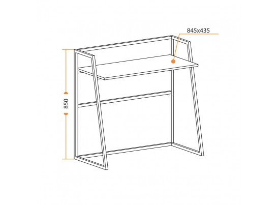 Cтол WD-11 (бетон/45*85*12) в Набережных Челнах