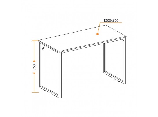 Cтол WD-08 (burnt/60*120*10) в Набережных Челнах