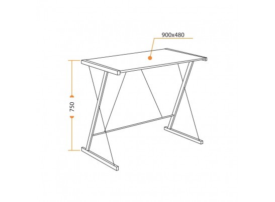 Cтол WD-09 (дуб/50*90*9) в Набережных Челнах
