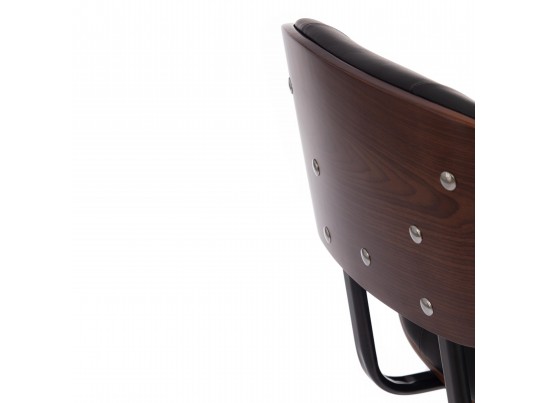 Барный стул DRAKAR (mod.4050/черный/орех) в Набережных Челнах