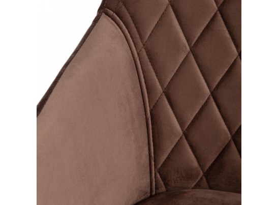 Кресло BREMO (mod. 708/ткань/металл/коричневый) в Набережных Челнах