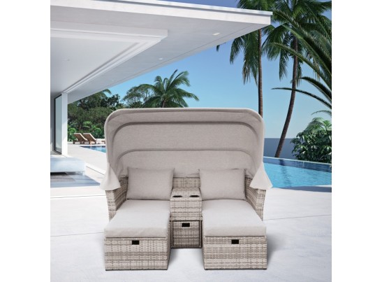 Комплект плетеной мебели AFM-330G Grey в Набережных Челнах