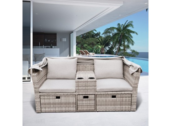 Комплект плетеной мебели AFM-330G Grey в Набережных Челнах