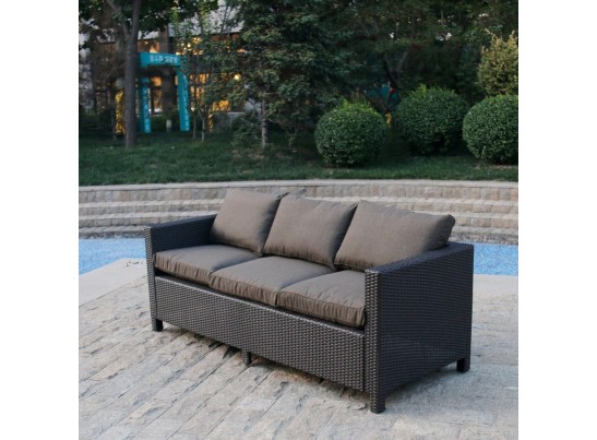 Плетеный диван S65A-W53 Brown в Набережных Челнах