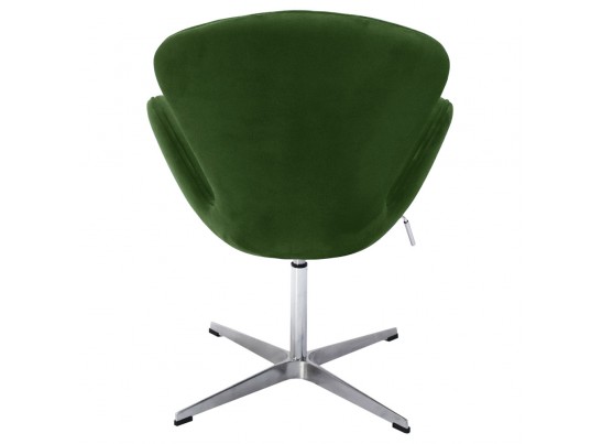 Кресло SWAN CHAIR зеленый, искусственная замша в Набережных Челнах