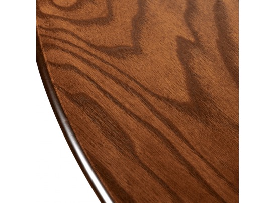 Стол Liverpool диам.110см, шпон орех "солнышко" с золотистыми ножками в Набережных Челнах