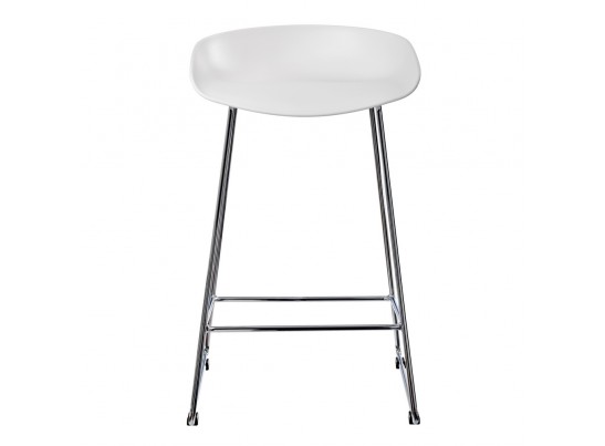 Стул полубарный Neo белый в Набережных Челнах