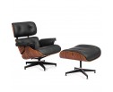 Кресло «EAMES LOUNGE CHAIR» чёрный в Набережных Челнах