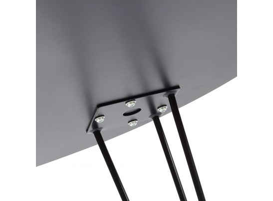 Стол Solution белый с чёрным, 100см в Набережных Челнах