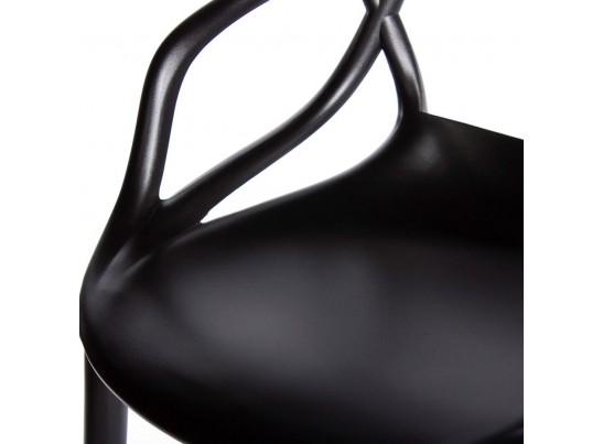 Стул полубарный Masters чёрный в Набережных Челнах