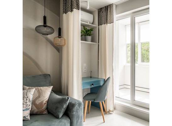 Стул Cleo сине-серый в Набережных Челнах